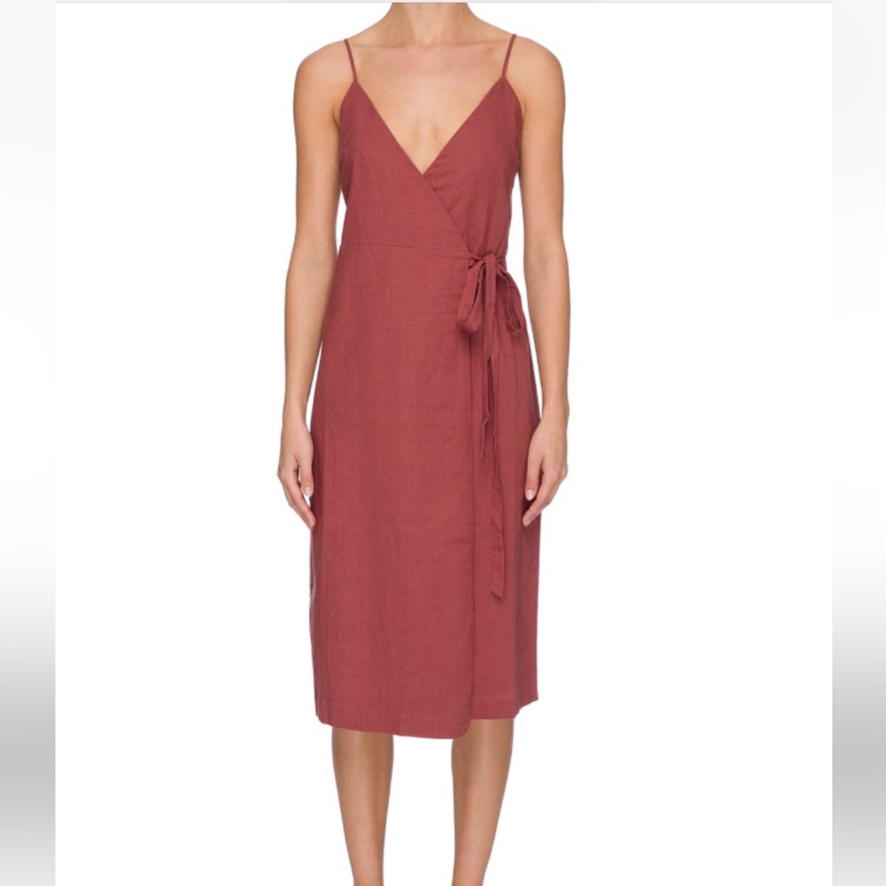Nude Lucy Wrap Dress